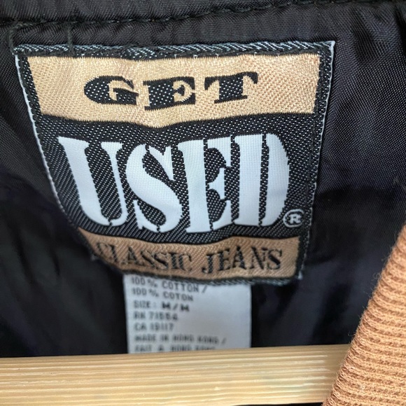 Vintage Get Used Classic Jeans Vest 100% Cotton - Picture 2 of 4